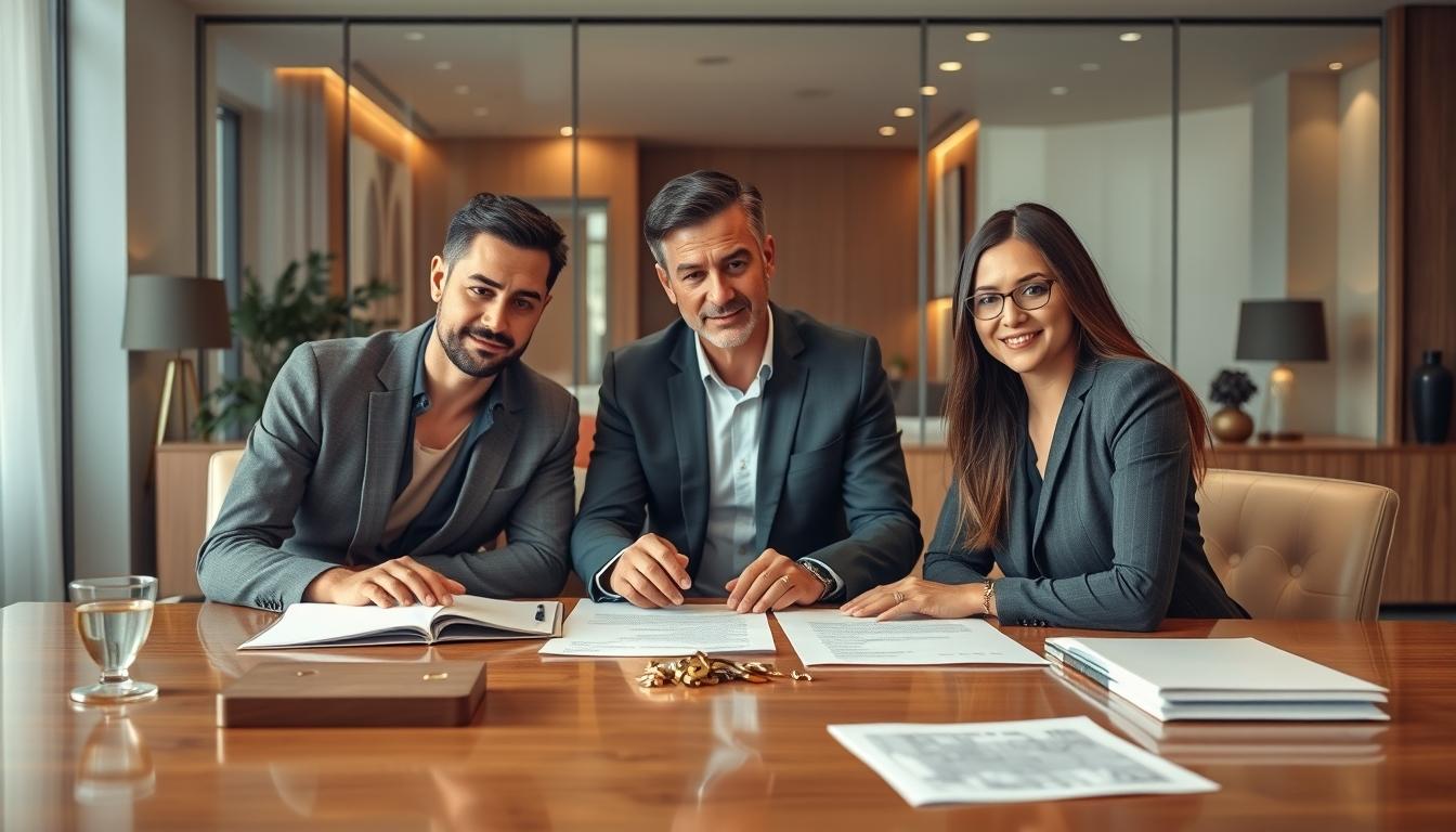 Finalizing paperwork and coordinating the property transfer